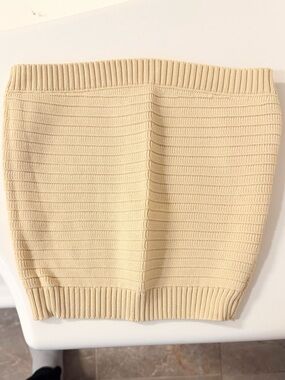 Petal and pup butter yellow Ribbed Knit Tube top